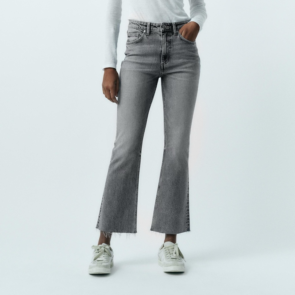 Zara light grey jeans